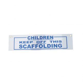 Sign - Children Keep Off Scaffold